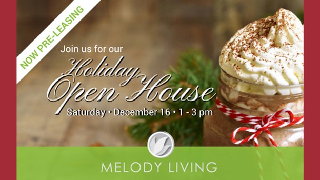 HOLIDAY OPEN HOUSE, SATURDAY, DECEMBER 16