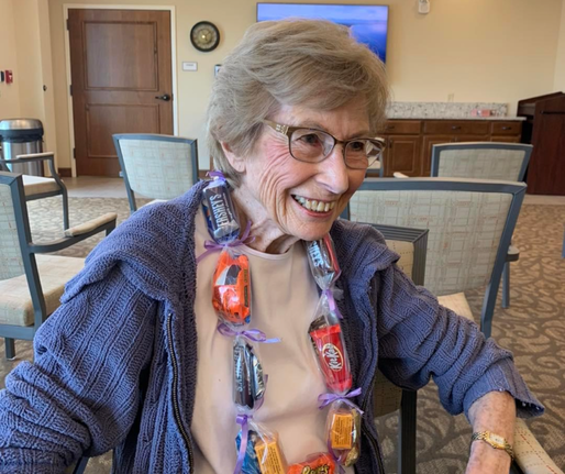 Resident of the month Mary